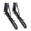 Custom Steel 4mm Thick Adjustable Wall Side Mounting Shelf Support K Type Black White Folding Table Floating Shelves Bracket