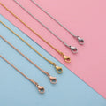 Wholesale Factory Stainless Steel Silver Rose Gold Cable Chain Fashion Clavicle Chain Necklace Ladies Men