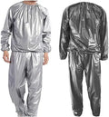 Women/Men's Gym Fitness Workout Sweat Suit Home Exercise & Weight Loss Sauna