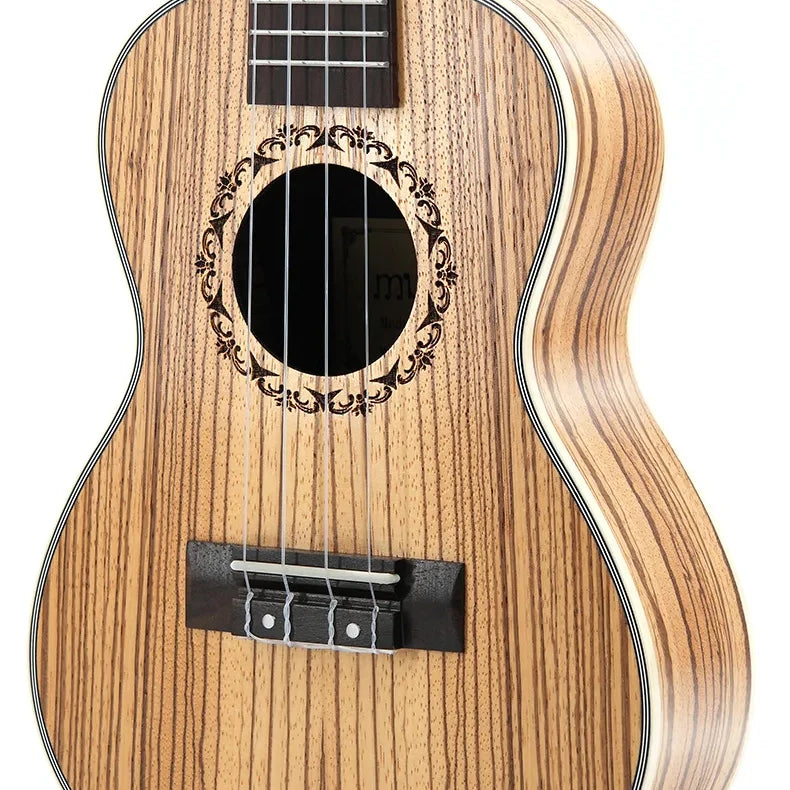Zebra Wood Ukuleles Tener 26"