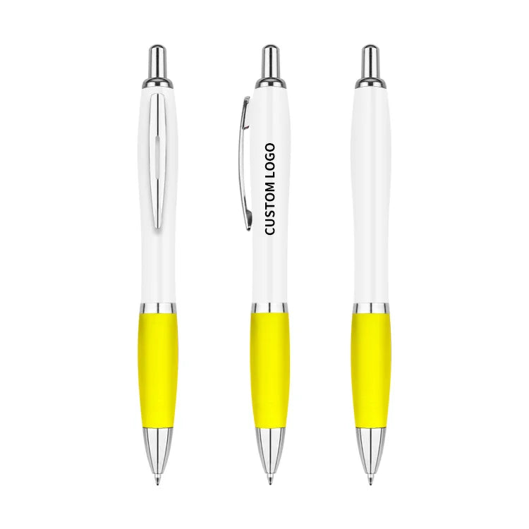 Customizable Logo Classic Plastic Ballpoint Pen with 1.0mm Writing Width for Office Advertising & Gifts Promotions