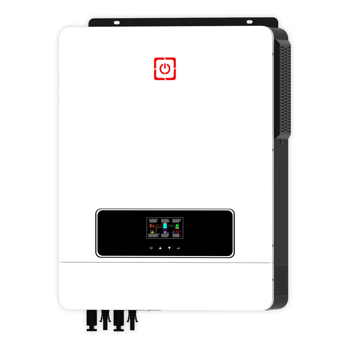 Y&H 8.2KW On/Off grid Solar Hybrid Inverter Built-in 160A Charge Controller PV Max 500V Input DC48V to AC230V Pure Sine Wave Inv