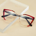 2023 New Anti Blue Light Glasses Frame Square TR90 Acetate Eyewear Frame Vintage Spectacle Optical Glasses