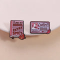 Fashion Spicy Book Club Pin Pink Bookish Alloy Badge