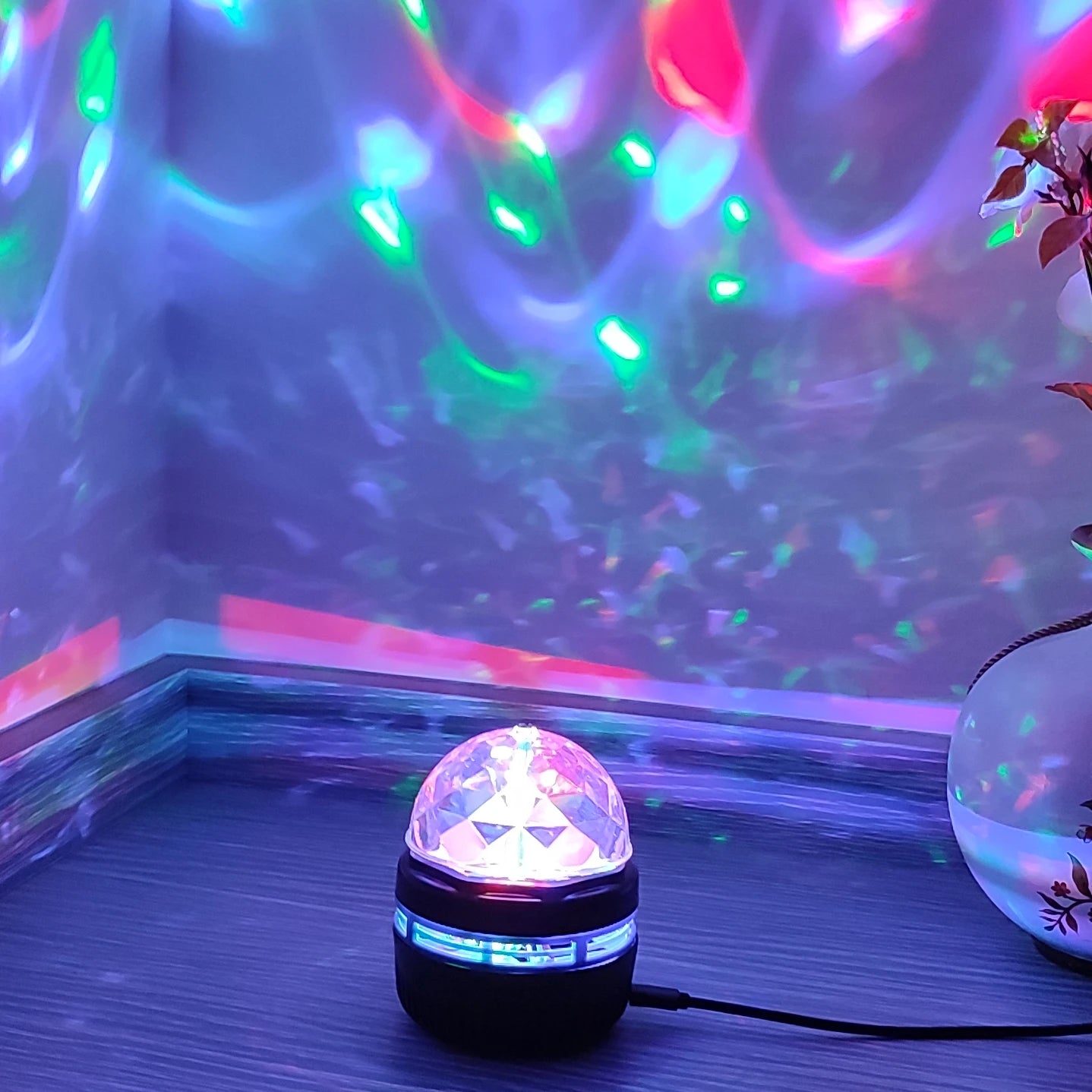 Star  Dream Rotating Projection Lamp RGB Projector  Moon Projector LED Night Light