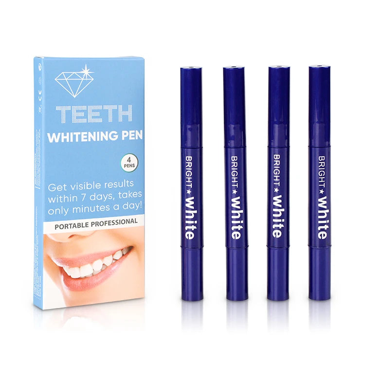 Smilekit 35% Carbamide Peroxide CE Approved 2ml Pen Tube Home hp Teeth Whitening Pen Gold 4ml