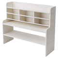 Multi-Layer Multifunction Desk Shelf Plastic Organizer for Students Dormitory Office Room Space Stationery Storage Rack Height