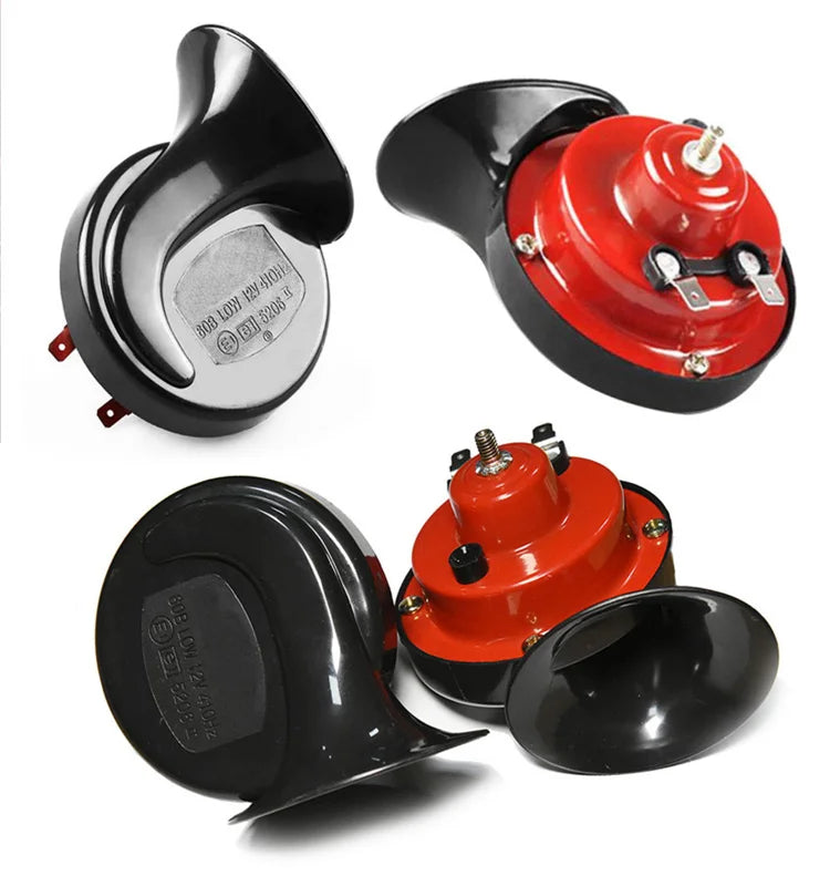 2pcs 12V air Horn ForSnail Electric Air Horn Marine Boat Loud Alarm Kit Boat Dual-tone Other Manual Tools