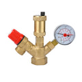 Kaibeili Customized Brass Boiler Pressure Relief Valve Parts Set With Vent Valve/safety Valve