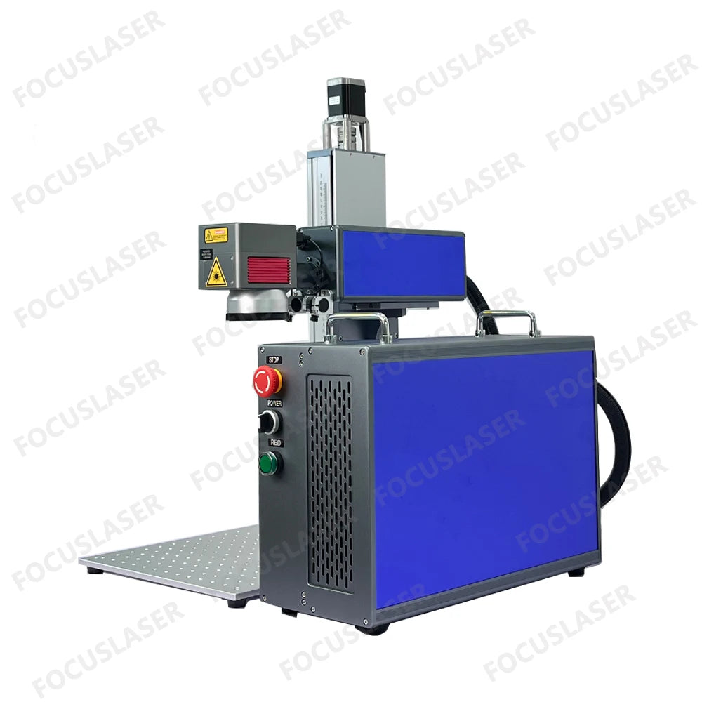 JPT Raycus Focuslaser 20w 30w 50w 60w 100w 2.5D Laser Engraver Optical Fiber Laser Marking Machine