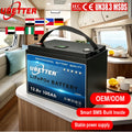 2026 Best Selling Ubetter LiFePO4 12V/24V 50-400Ah Rechargeable Batteries Built-in BMS Portable Power for Home Industrial Use