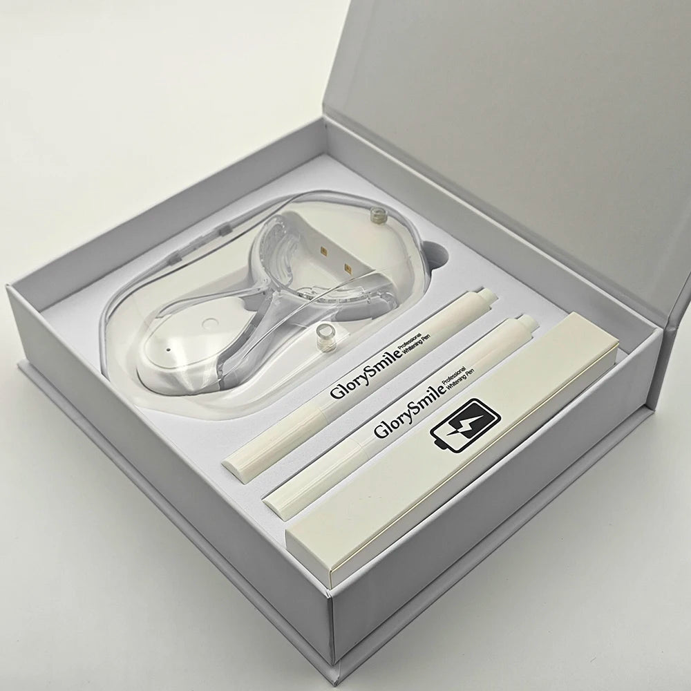 OEM Patent Product Unique Design Teeth Whitening Device Kit for Home Use 3 Modes Light Powerful Whiten Accelerator With Case