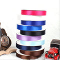 Factory Wholesale Solid Color for Flowers Bouquet Florist Ribbons 100% Polyester Ribbon Manufacturer  Supplies Satin Ribbon
