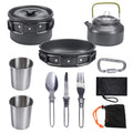 YWSPCE-WC005 Outdoor Tableware Camping Cookware Set Camping Cooking Set for Hiking and Outdoor