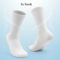 Men Custom Logo Print Socks Jacquard Knitted Manufactured Breathable Hiking Anti-Slip Grip Cotton Cycling Crew Sports Socks