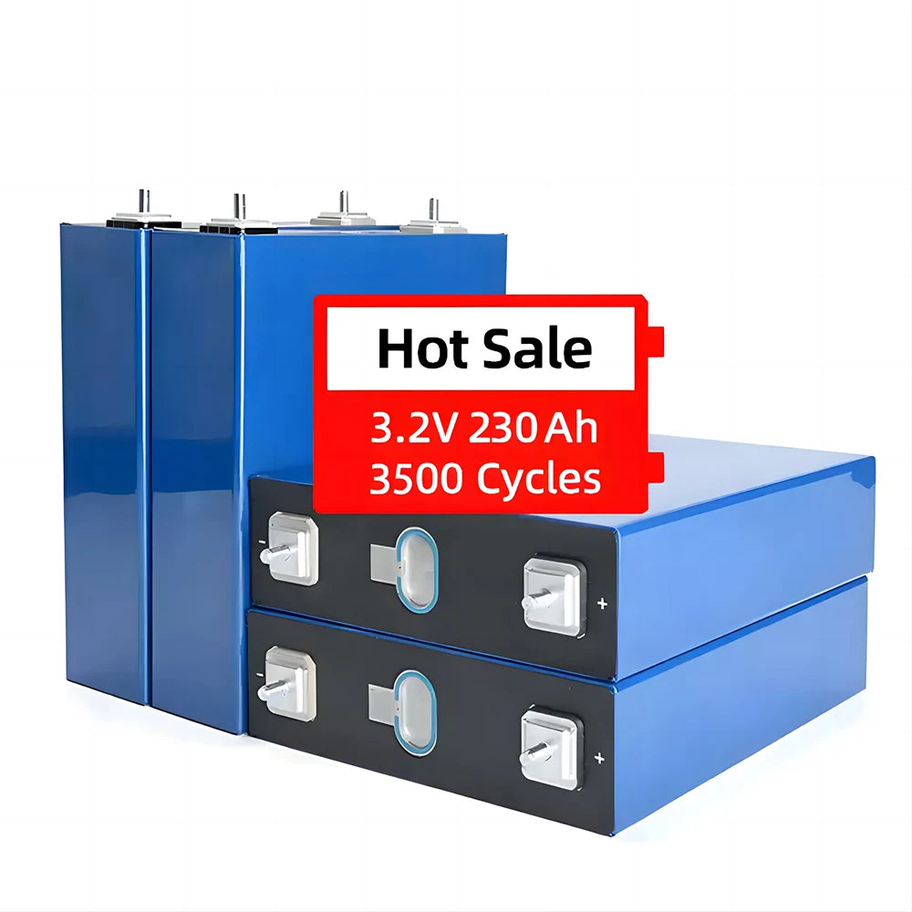Bateria LiFePO4 LF230 3.2V 230Ah 3500 Cycles 0.30mOhm Prismatic Aluminum Shell LFP Cell Solar Lithium Ion Battery Cells Storage