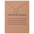 SC Fashion Gold Plated Necklace Trend Lucky Flower Necklace Hollowed Out Lotus Pendant Necklace for Women Gift