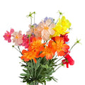 Hot Sale Artificial Flowers Silk 7 Forks Beauty Flowers Christmas Decoration Factory Wholesale