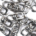 Hysun Heavy Duty Fishing Tackle Accessories Saltwater 3H 4H 5H Bulk Fishing Swivels Connector Stainless Steel Course Swivels
