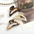 Korean Large Clip Hair Coil Hair Ponytail Clip Simple Cellulose Acetate Large Custom Hair Claw Clips