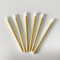 50Pcs/bag Disposable Wood Lip Brushes Premium Lipstick Gloss Wands Bamboo Handle Applicator Makeup Tool Kits