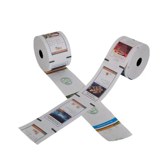 ATM POS Bank Cash Register Paper Roll Hot Selling POS Printer Receipt Paper Rolls ATM Thermal Paper Rolls Size