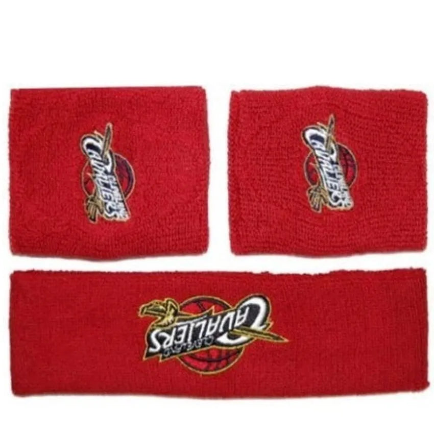 Hot Selling Promotional Red Cotton Terry Eco-friendly & Recycled Fashion Sport Embroidery Sweatband & Headband
