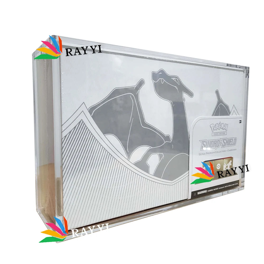 RAY YI Modern Eco-Friendly Recyclable Acrylic Display Case for Pokemon Charizard Ultra Premium Collection