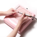 Strong Power New 80W Nail Vacuum Cleaner Manicure Tool With Remove Filter Nail Dust Collector Adjustable Nail Extractor Fan