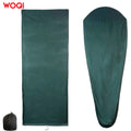 WOQI Comfortable Warm and Easy to Clean Rectangular Sleeping Bag Inner Lining Hotel Bed Sheet Inner Lining