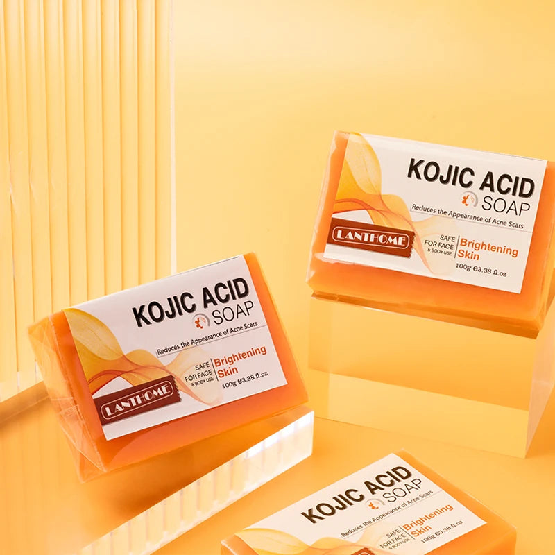 Wholesale Skin Lightening Face Body Bath Soap Organic Handmade Whitening Kojic Acid Soap 100g