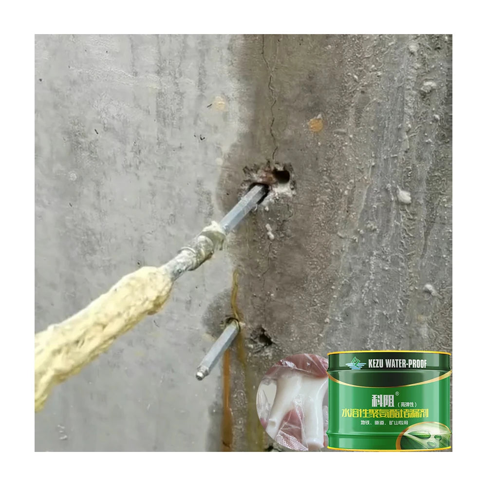 KEZU Waterstop Polyurethane OPU Injection Resin Non Shrink Grout Water Proofing Concrete Roof
