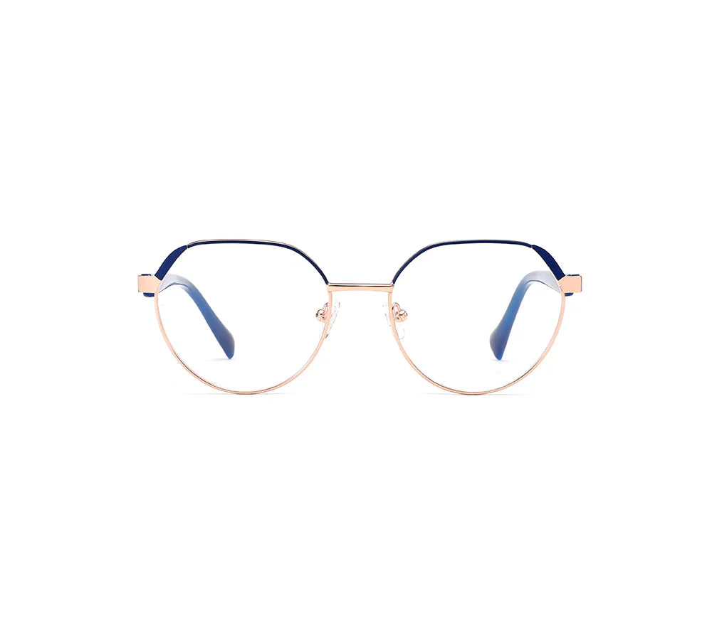 Classic Fashion Glasses with Patterned Slingshot Pins Reading Eyewear Stainless Steel Material Unisex Reading Glasses