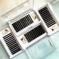 New Design Matte Black Korean Pbt Classic Eyelash 0.05 0.07 Eyelash Extensions D Curl 8mm -30mm