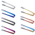 Food Grade  Metal Mini Silicone Sugar Tongs Stainless Steel Ice Tong With Logo