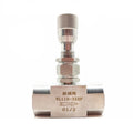 304 Stainless Steel Micro Regulating Valve with 1/8\" 1/4\" 3/8\" 1/2\" Female Thread Manual Micrometering Vacuum Needle Valves