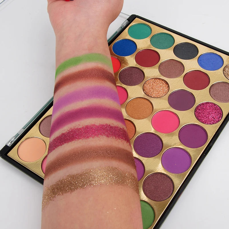35 Colors Pigmented Matte Makeup Eye Shadow Shimmer Glitter Eyeshadow Palette