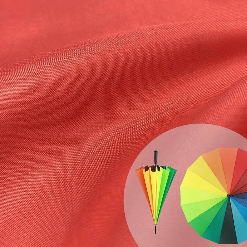 Waterproof 100% Polyester Pongee Fabric Ready Ship 190T 210T Plastic Ripstop for Umbrella Lining Curtains Outdoor Use for Girls
