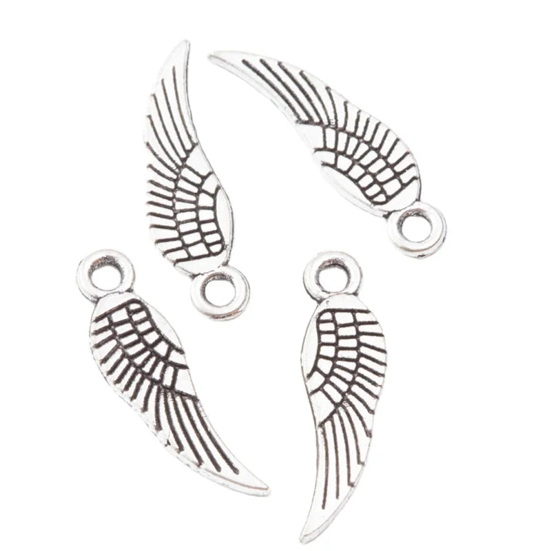 19mm Popular Wing Pendant for DIY Jewelry Making Cheap Pendant Accessory