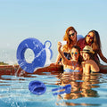Factory Wholesale PP Plastic Above Ground Floating Pool Chemical Chlorine Dispenser With Built-in Thermometer