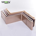 Modern Hotel Use Brushed Aluminum Alloy Baseboard Wall Skirting Board with Fast Delivery