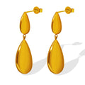Korean Water Drop Stitching Pendant Earrings New Jewelry