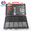 318 Piece HSS Multi-Function Toolbox Set Screwdriver Twists Drill Socket Bit Hardware Tool Set