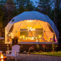 Transparent Trade Show Tent Luxury Safari Glamping Geodesic Dome Igloo Tent House for Hospitality