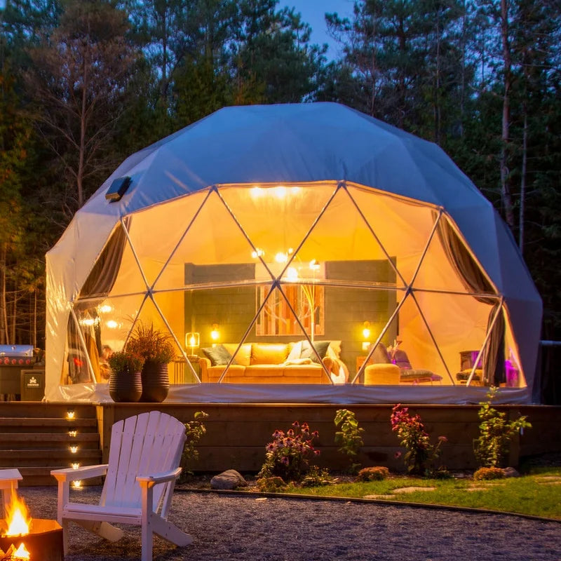 Transparent Trade Show Tent Luxury Safari Glamping Geodesic Dome Igloo Tent House for Hospitality