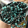 6mm 95pcs/strand Faceted Crystal Glass Beads Glass Beads for Jewelry Making Loose Spacer Glass Seed Beads