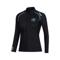 1.5Mm Womens Long Sleeve Colorful Wet Suit Top Swimming  Neoprene Diving Wetsuit Jacket Wetsuit for Swimming Teacher