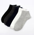 In Stock Men's Casual Ankle Socks Fashion Solid Color Breathable Summer No Show Cotton for Spring