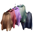 2025 Wholesale Hoodies Custom logo Vintage Plus Size Men's Hoodies & Sweatshirts 380gsm Washed Oversized Hoodie