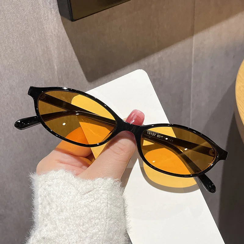 Fashion Retro Oval Frame Small Frame Sunglasses Wholesale Sun Sunglasses